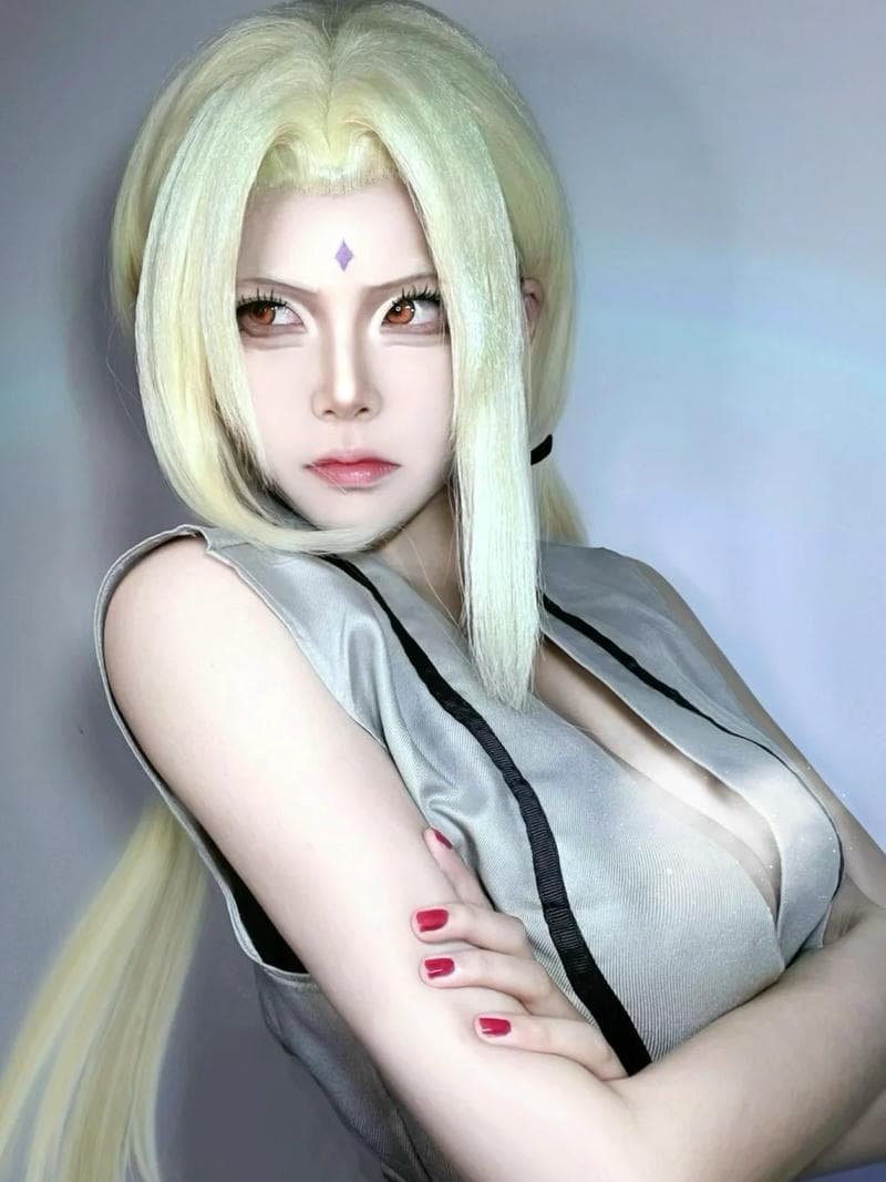 ảnh cosplay tsunade cực kỳ sắc nét