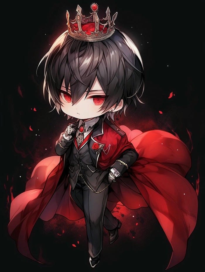 ảnh lạnh lùng anime chibi nam ngầu