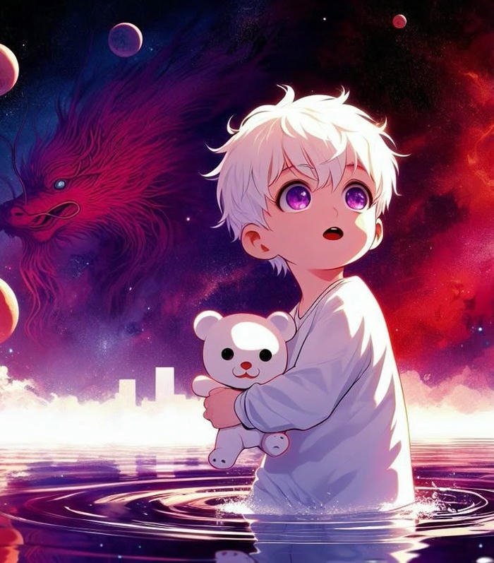 ảnh lạnh lùng anime chibi nam thần thái