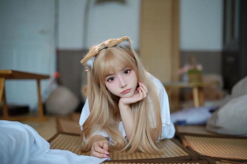 ánh mắt cuốn hút từ ảnh cosplay mèo