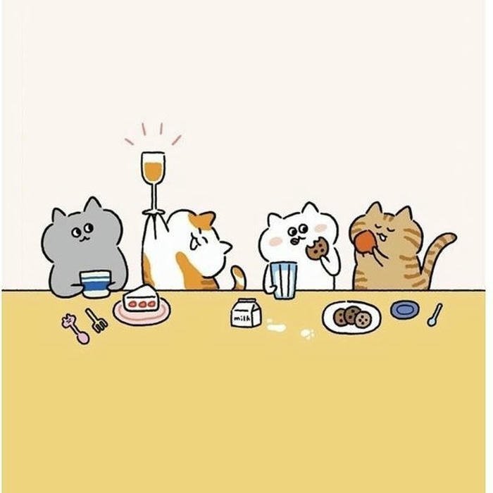 ảnh nhóm avatar dễ thương dùng cho chat nhóm