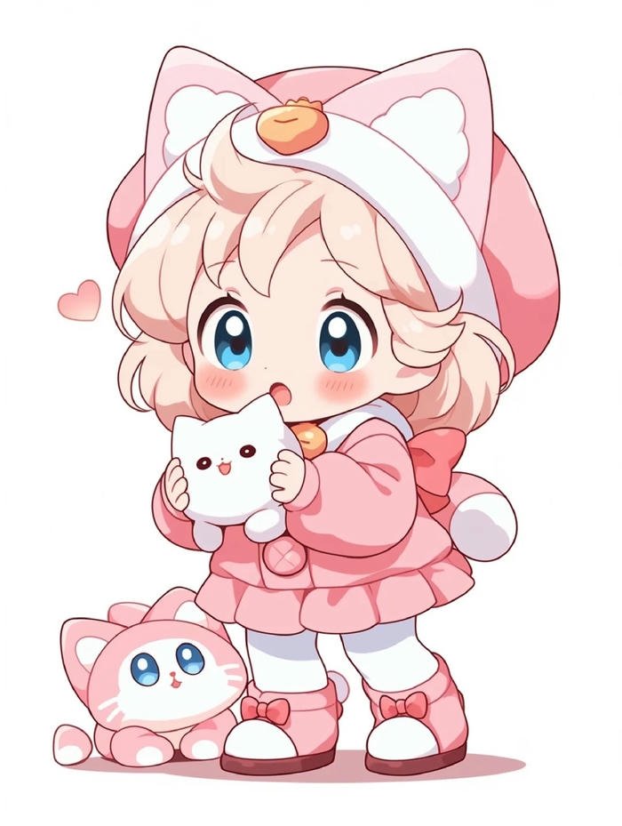 anime ảnh chibi nữ cute style