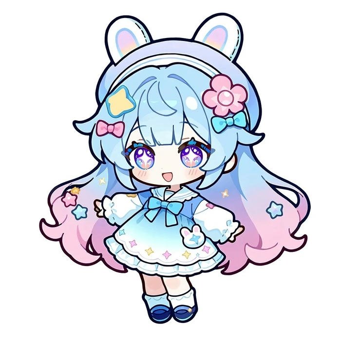 anime chibi ảnh mềm mại