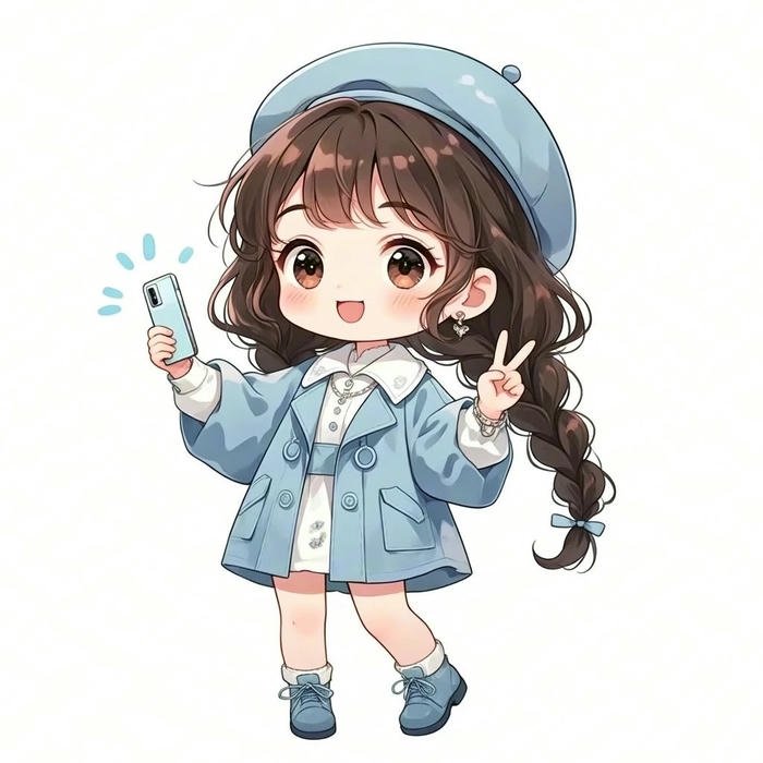 anime chibi nữ ảnh ngọt ngào