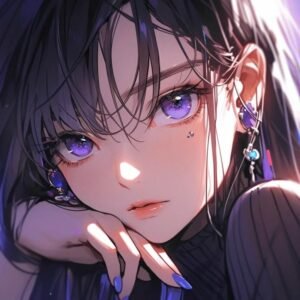 anime girl cool attitude