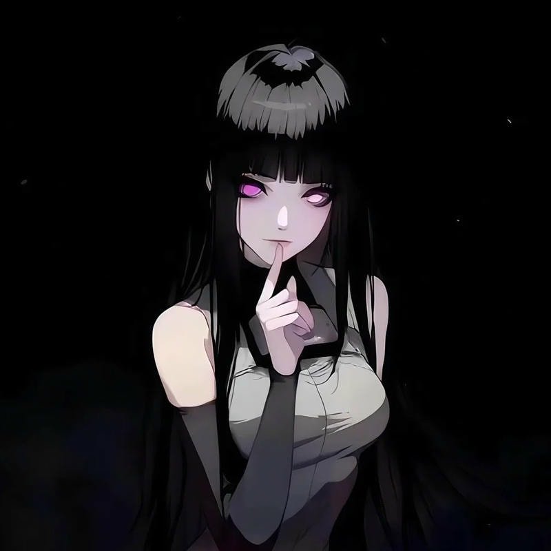 anime girl lạnh lùng tóc đen