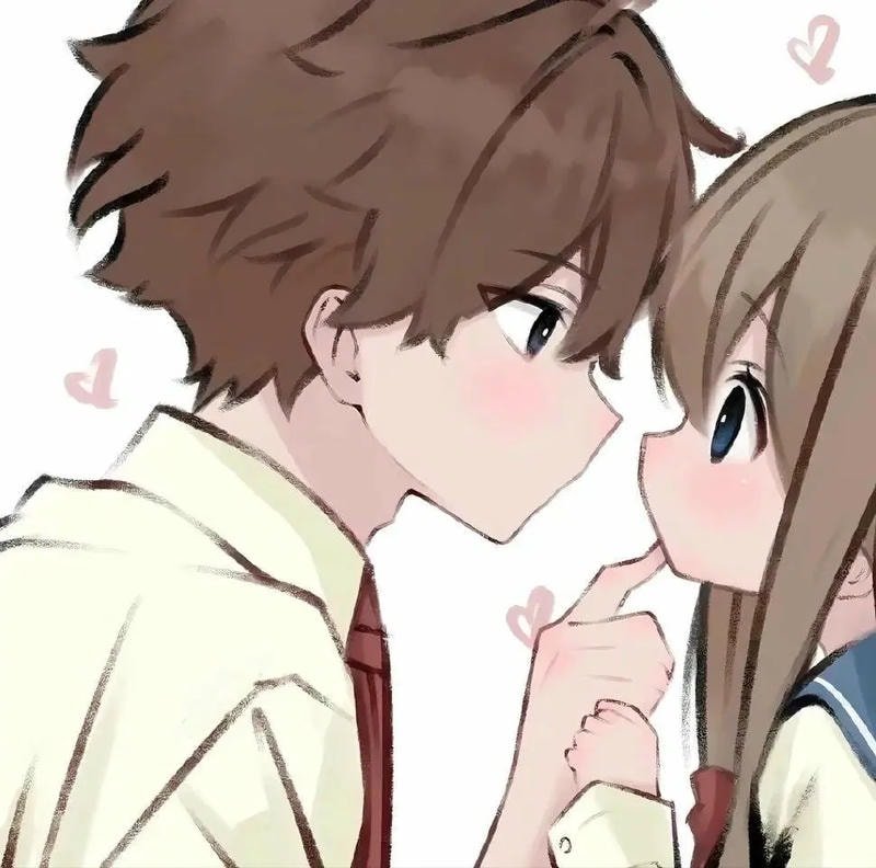 avatar anime đôi dễ thương đáng yêu