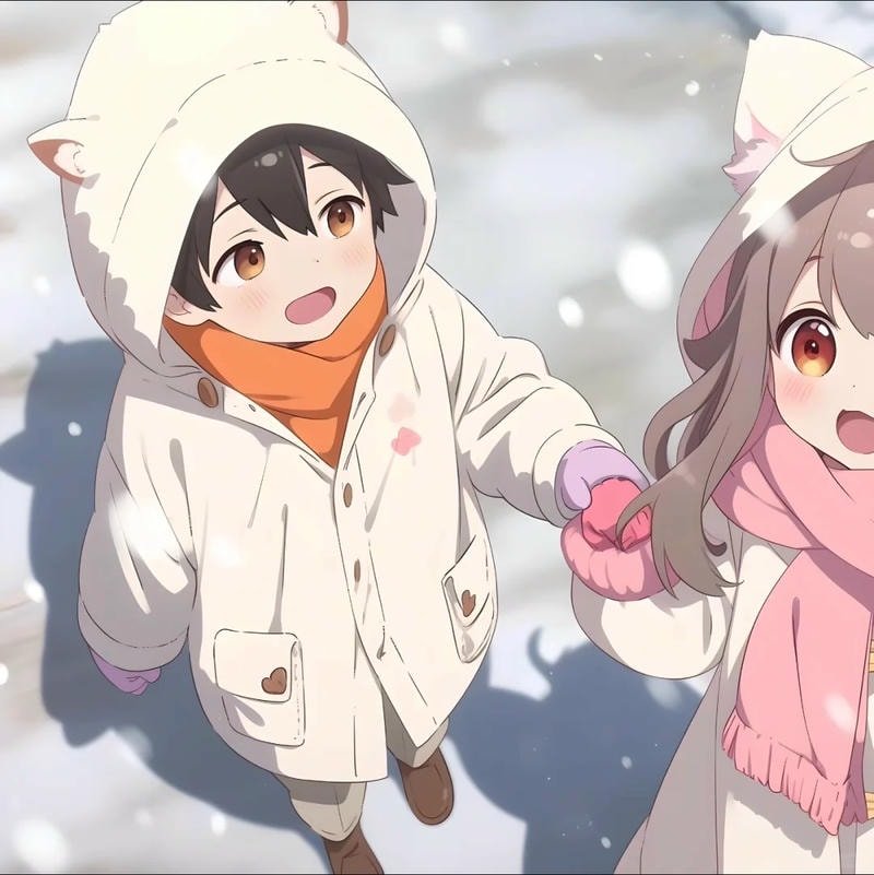 avatar anime đôi đẹp lung linh