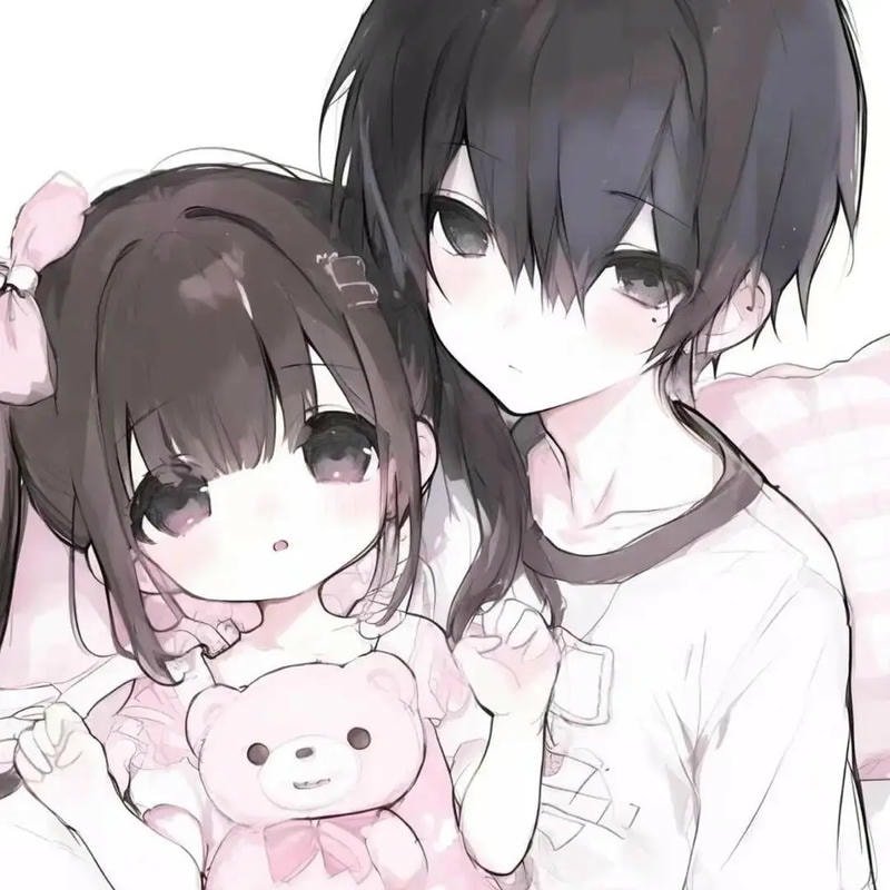 avatar anime đôi nam nữ đáng yêu