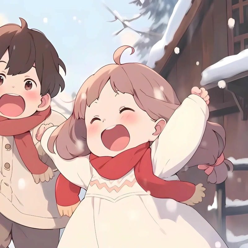 avatar anime đôi phong cách Nhật Bản