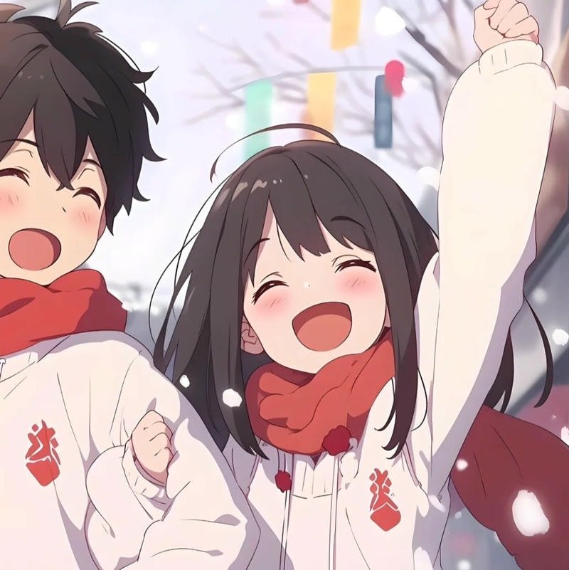 avatar đôi anime couple dễ thương