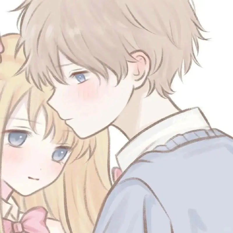 avatar đôi anime dễ thương nhẹ nhàng