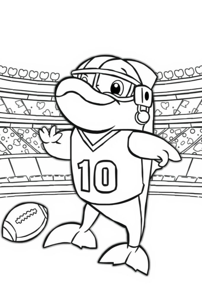 bản tô cá heo cute thích hợp trẻ nhỏ