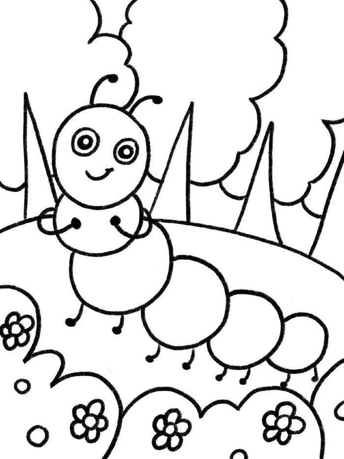 bản tô chú sâu nhiều đốt dành cho thiếu nhi