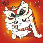 biểu cảm hân hoan ngày sticker tết