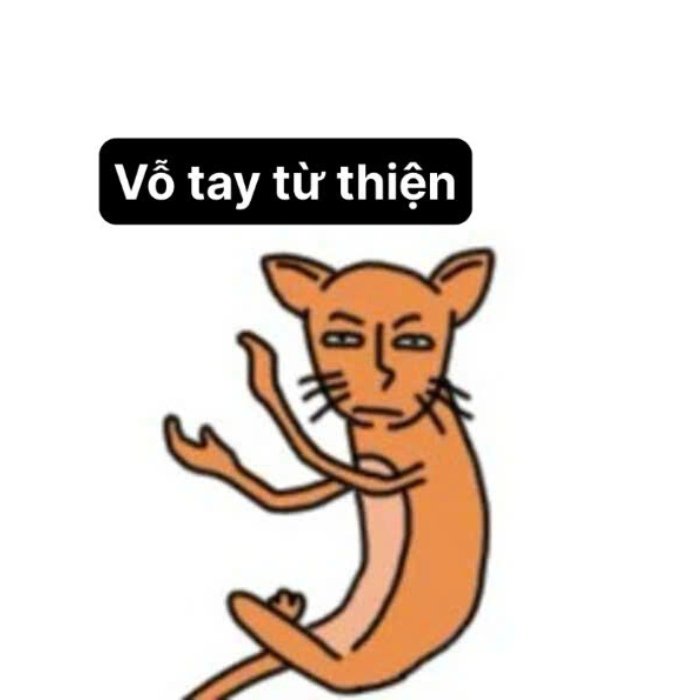 biểu hiện tán dương qua meme vỗ tay