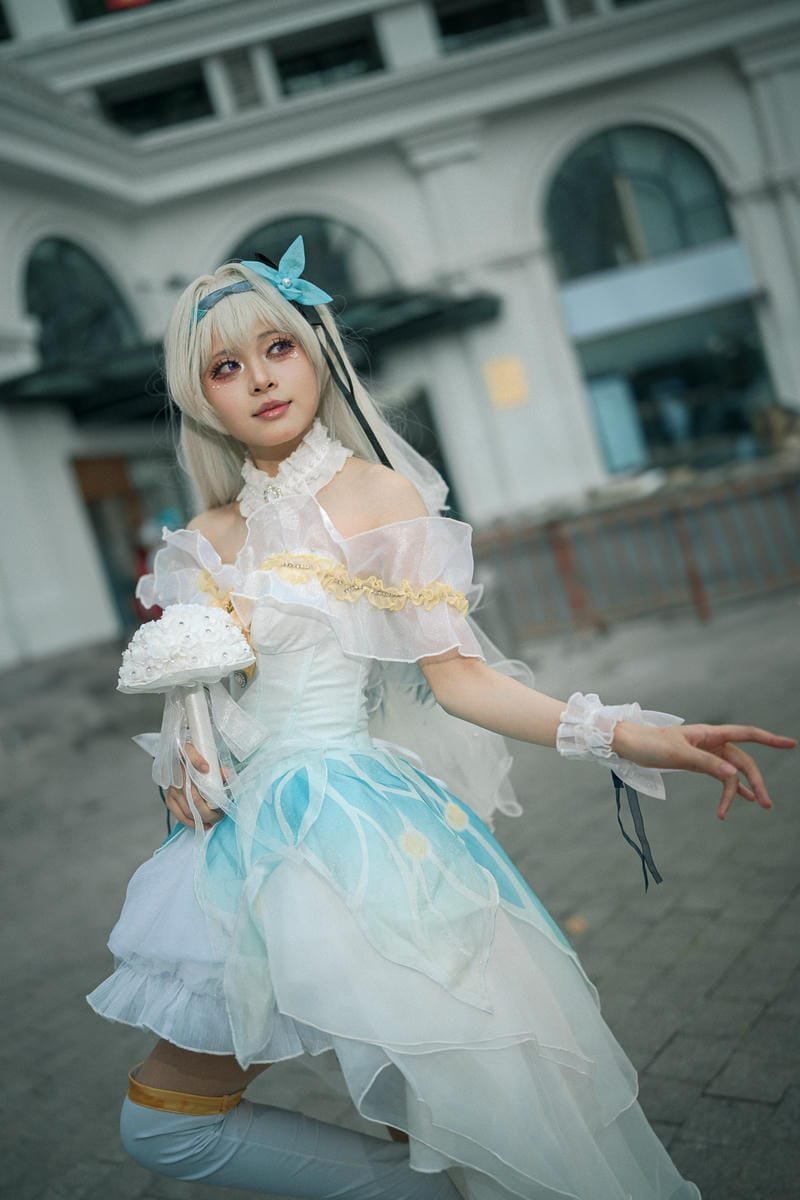 bộ ảnh cosplay váy công chúa cute