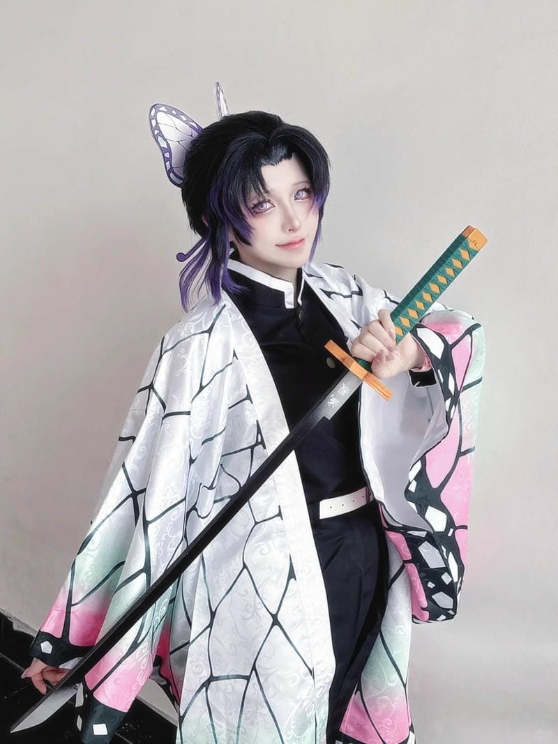 bộ cosplay shinobu phong cách truyền thống Nhật Bản