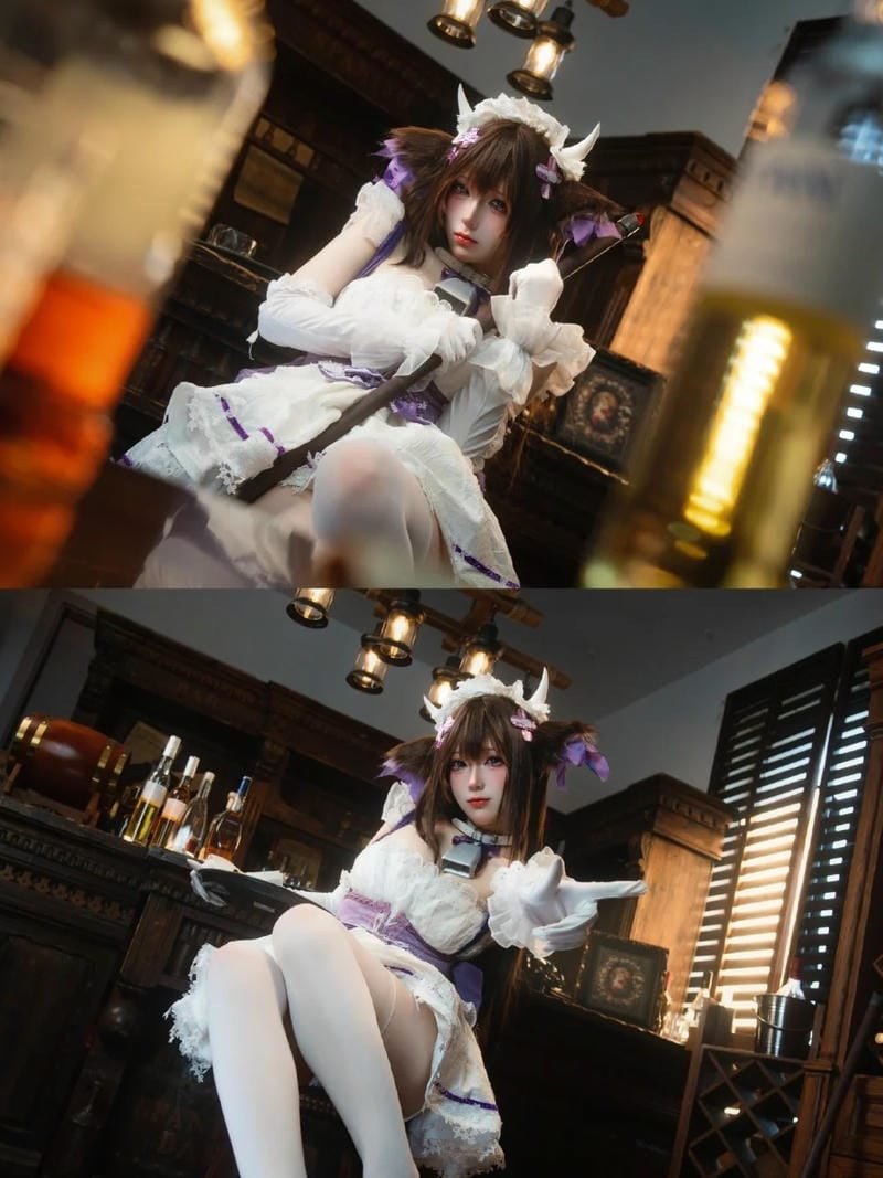 bò sữa cosplay phong cách funny cực xinh