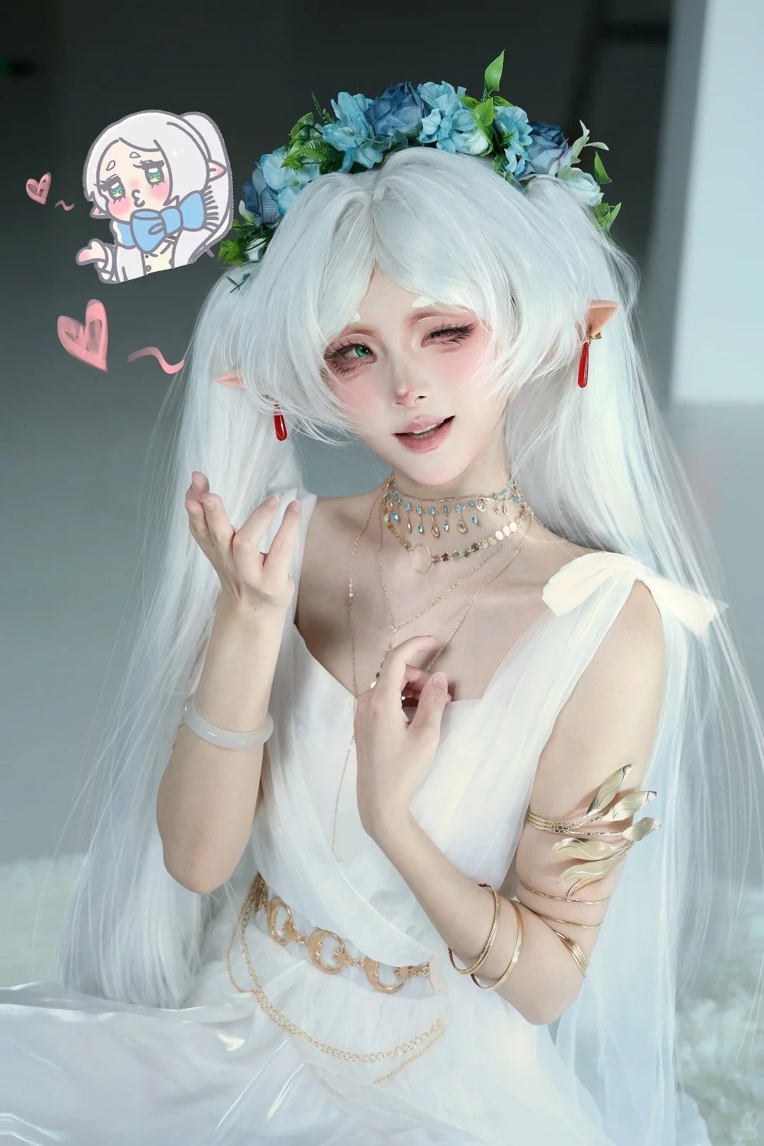 bộ trang phục cosplay Frieren chuẩn nguyên tác