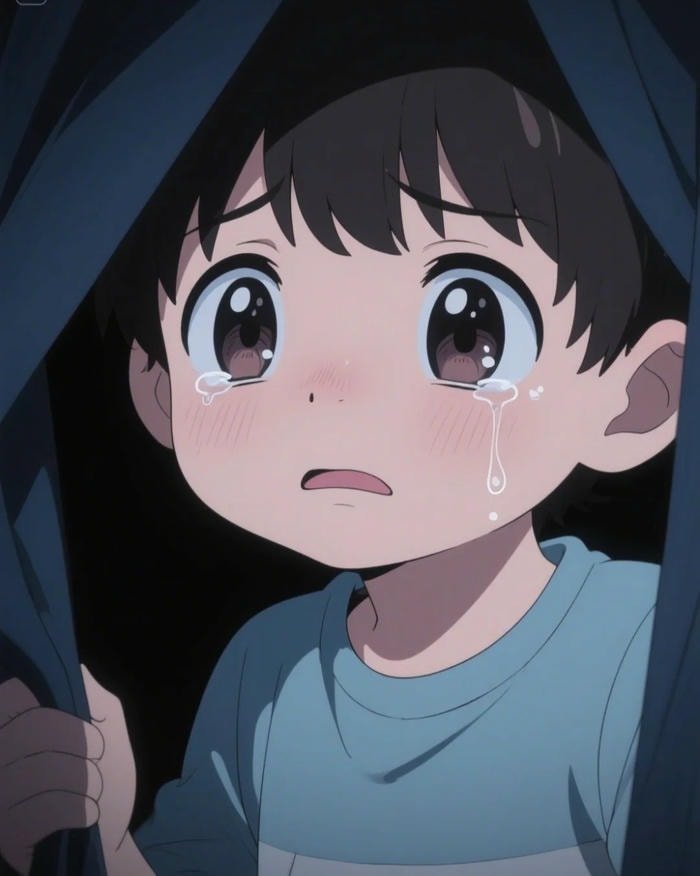 bóng tối bao trùm ảnh anime nam buồn