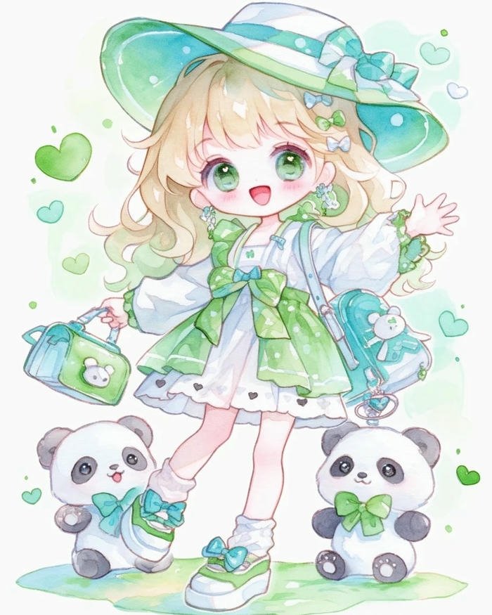 chibi ảnh anime phong cách