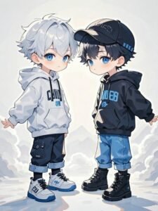 chibi nam lạnh lùng ảnh độc đáo