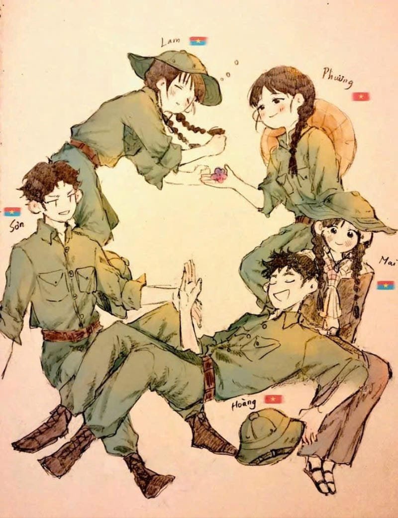 chủ đề vẽ ngày lễ quốc gia ấn tượng