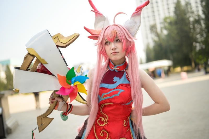 cosplay anime phong cách học đường dễ thương