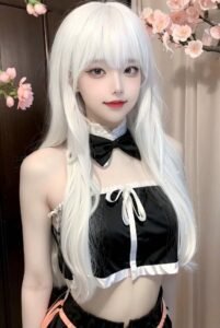 cosplay hầu gái đẹp dễ thương
