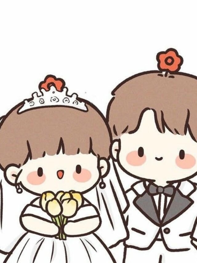 Tải ngay 160+ ảnh cưới chibi ngọt ngào cho ngày trọng đại