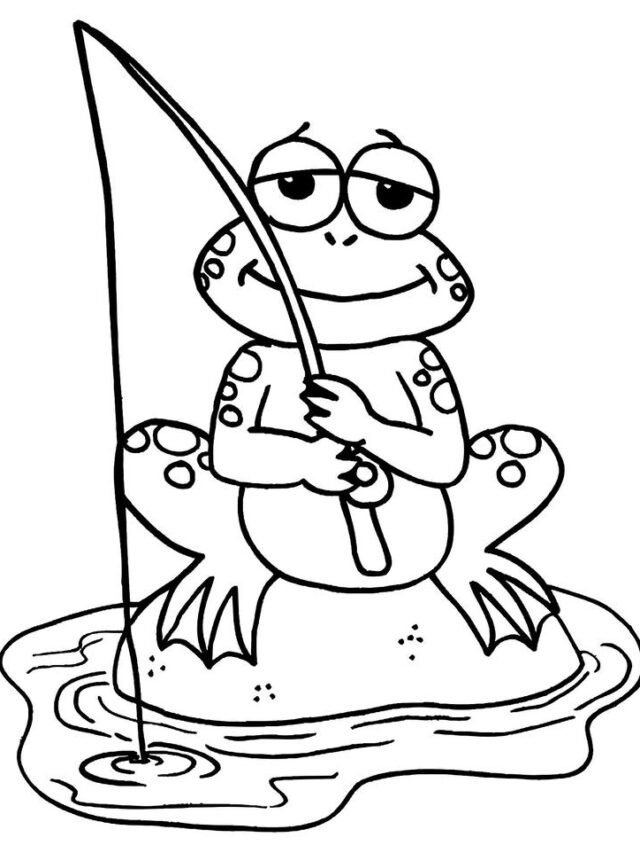 Tuyển chọn 122+ tranh tô màu con ếch ngộ nghĩnh miễn phí