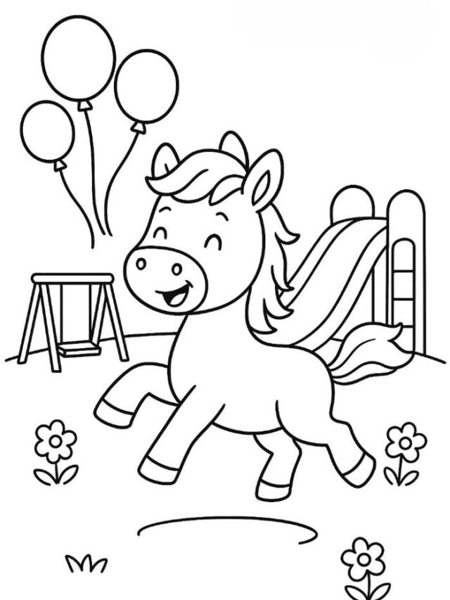 List 166+ tranh tô màu con ngựa giúp bé rèn luyện sự khéo léo