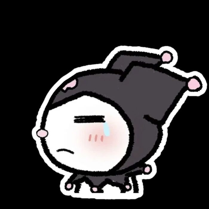 cùng sưu tập Sanrio hình sticker kuromi