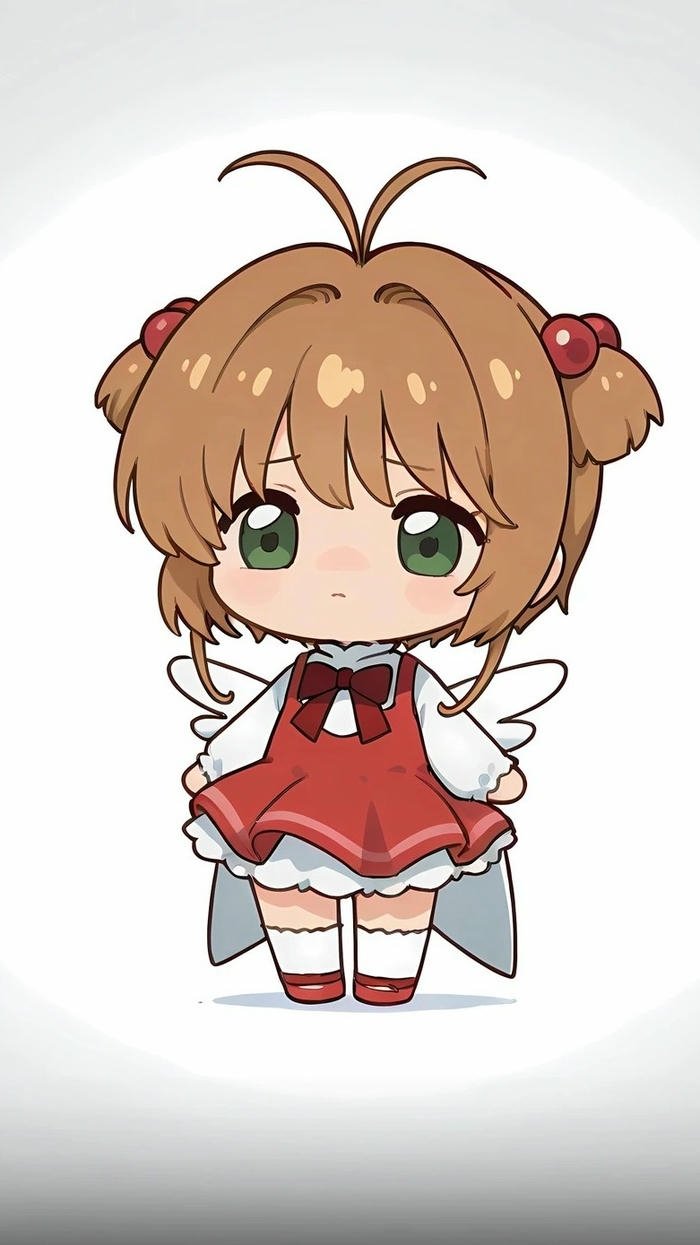 cute chibi hình nền nhẹ nhàng