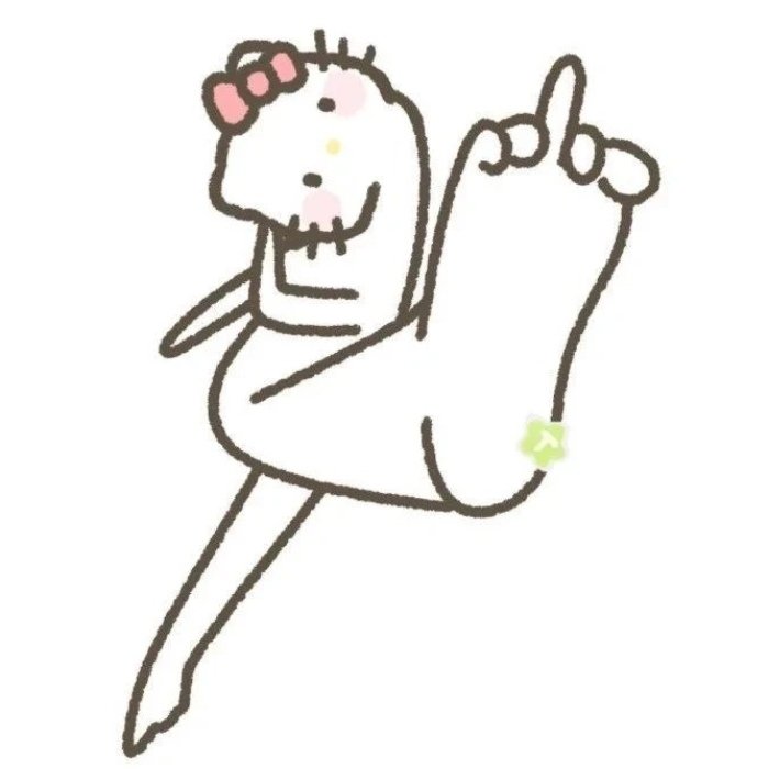 dáng ngồi sai sai meme hello kitty bựa