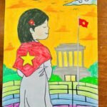 đẹp nhẹ nhàng tranh lễ quốc khánh