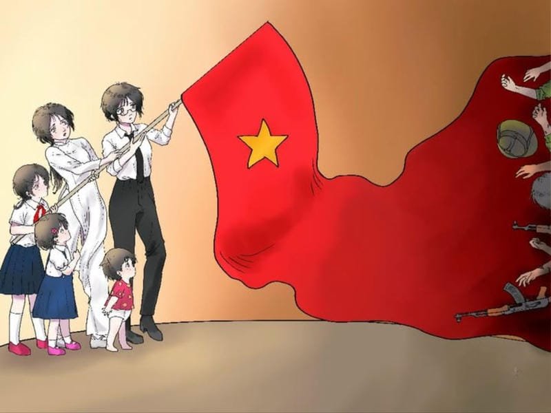 đẹp rực rỡ vẽ tranh ngày quốc khánh