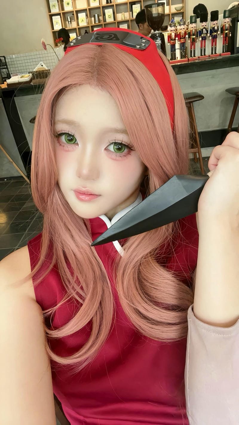 gái xinh cosplay anime concept thần thoại