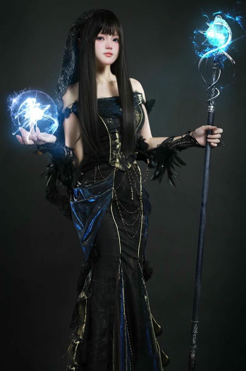 gái xinh cosplay anime phong cách cổ điển