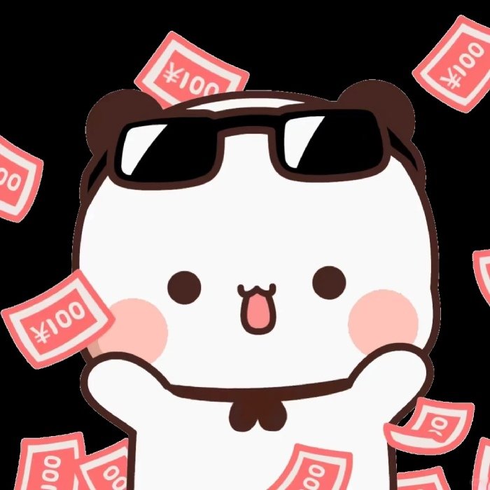 gấu cute meme tiền nhìn là hiểu ngay