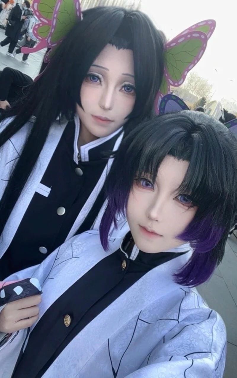 góc chụp shinobu cosplay phong cách fantasy