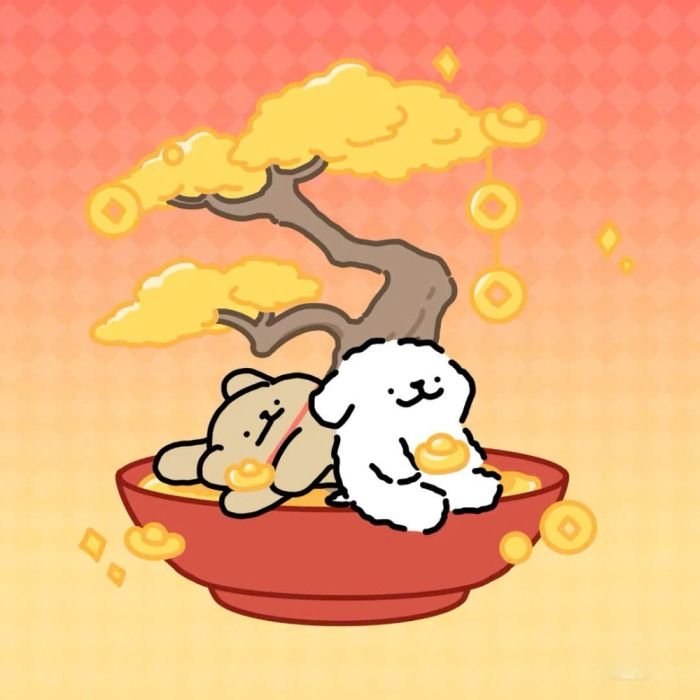 gửi cảm xúc ngày tết sticker tết