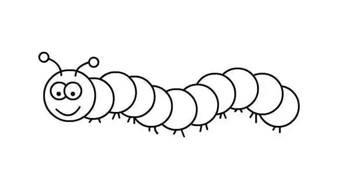 hình ảnh tô sâu thân dài cute nhiều màu