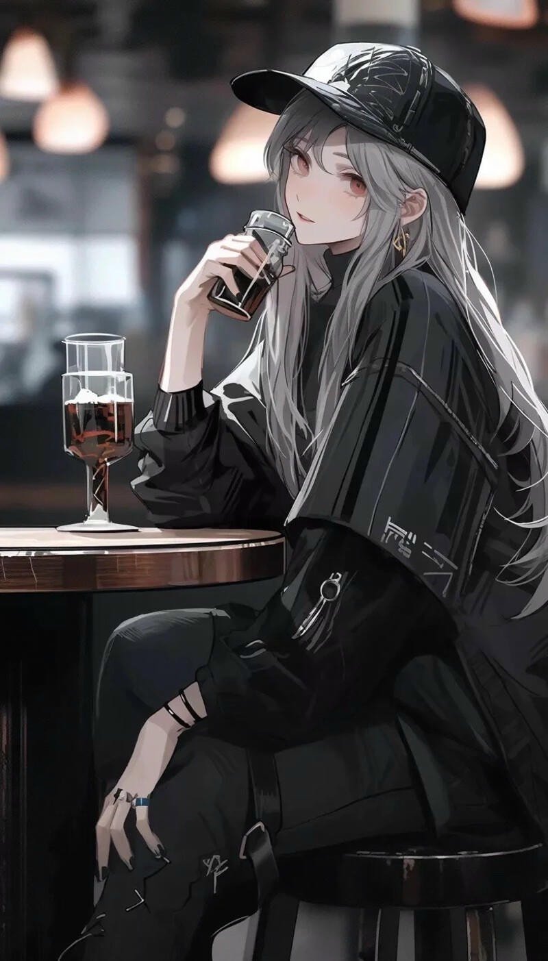 hình anime nữ aura lạnh