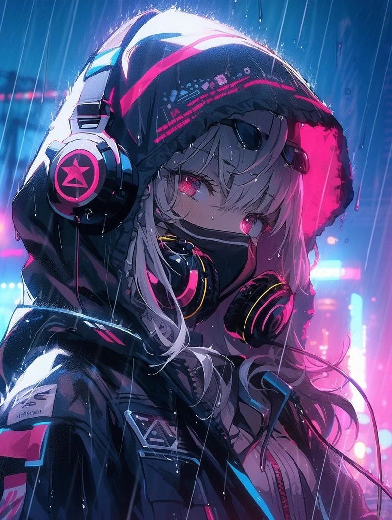 hình anime nữ ngầu