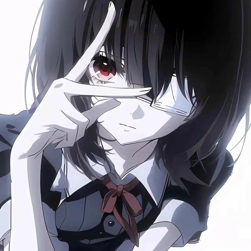 hình anime nữ phong cách dark