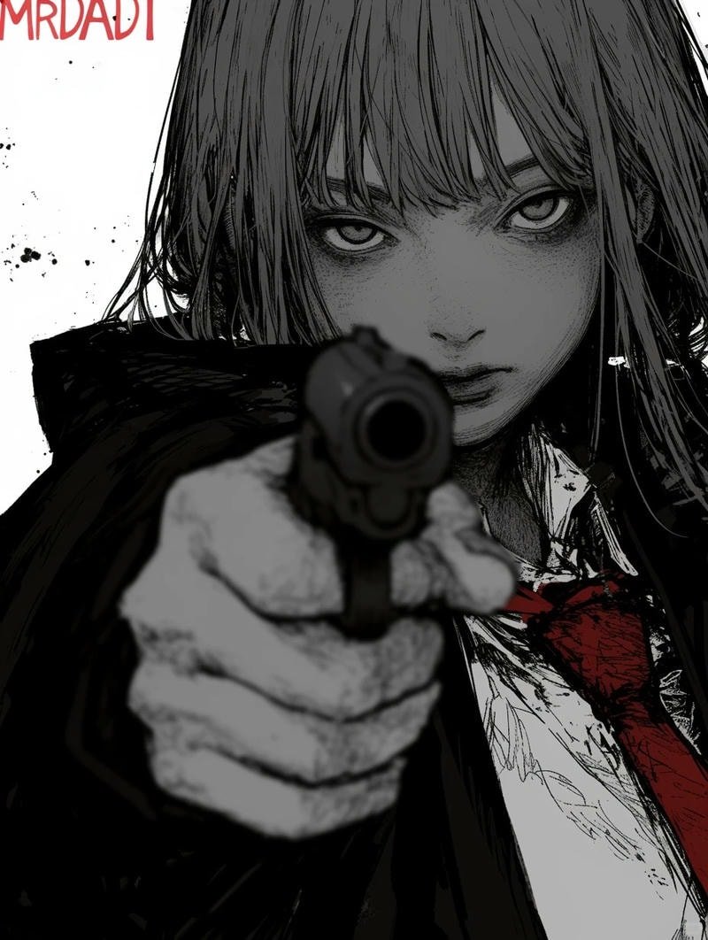 hình anime nữ tóc dài lạnh lùng