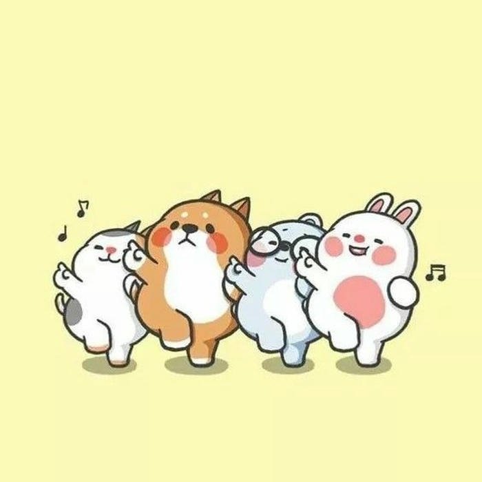 hình avatar nhóm cho hội bạn thân vui nhộn