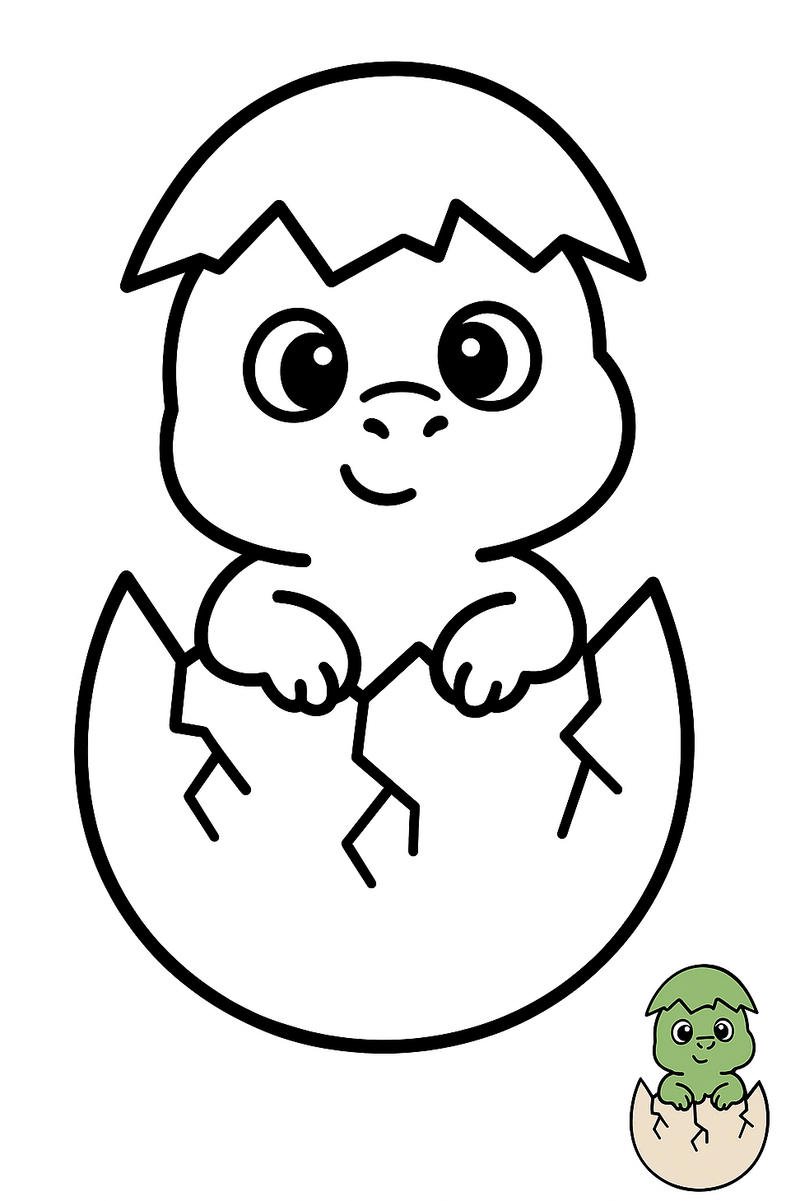 hình khủng long tô màu chất lượng cao